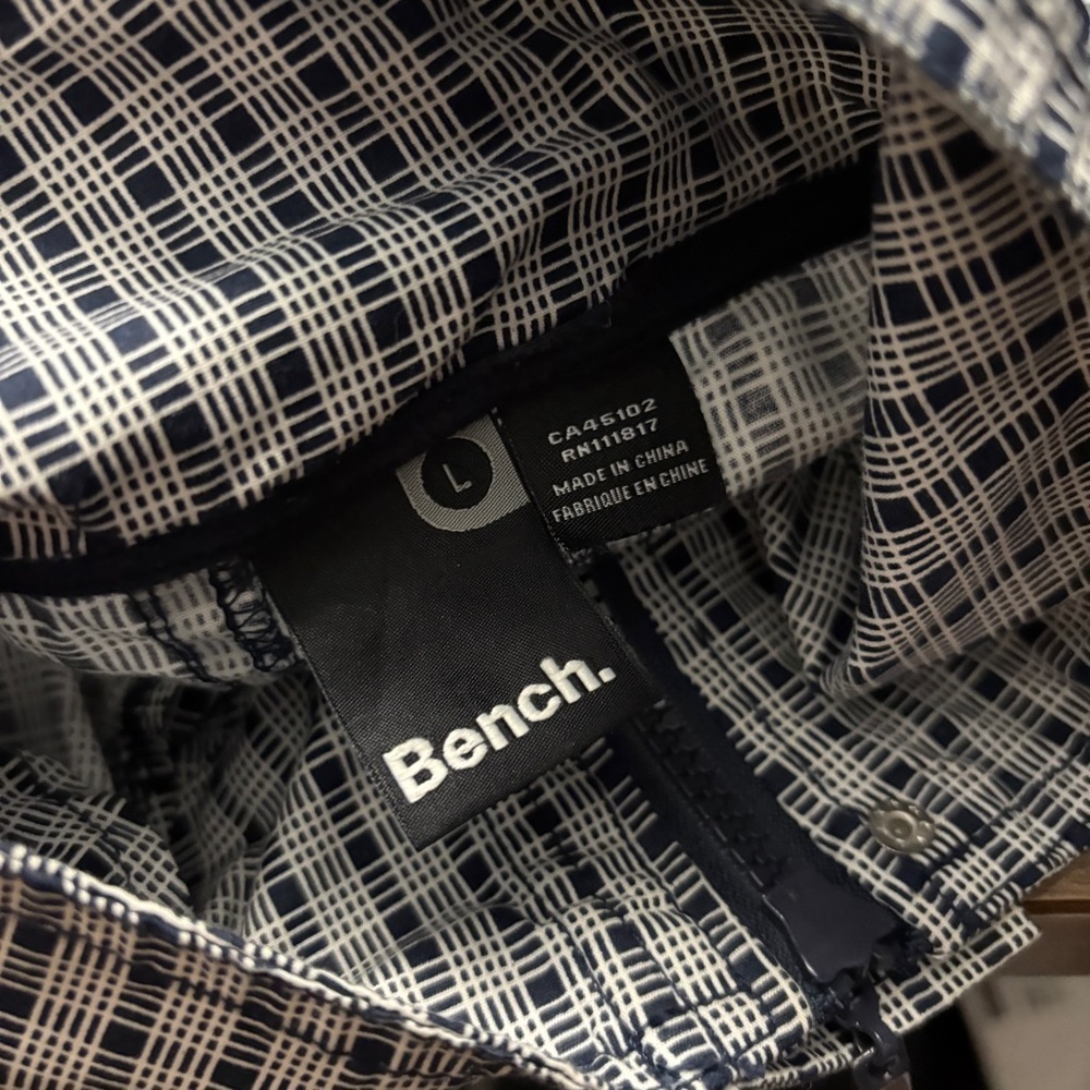 Y2K Gingham Raincoat - Cyber Grunge Plaid Utility Jacket - Belted Bench L - Picture 3 of 12